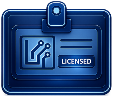 Lyrinox Licensing Badge Generator logo